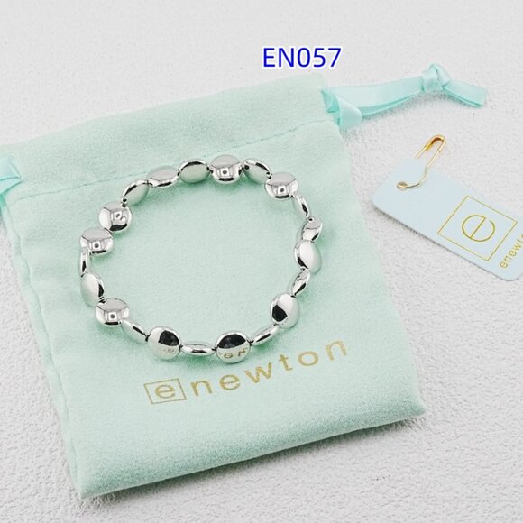 Enewton Platinum Flat Oval Bead Bracelet - Picture 3 of 4